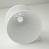 Hario V60 hand drip coffee dripper for 3~4 people (white)