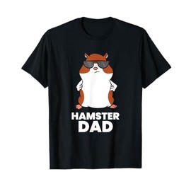 Hamster Dad Funny Hamster With Sunglasses T-Shirt