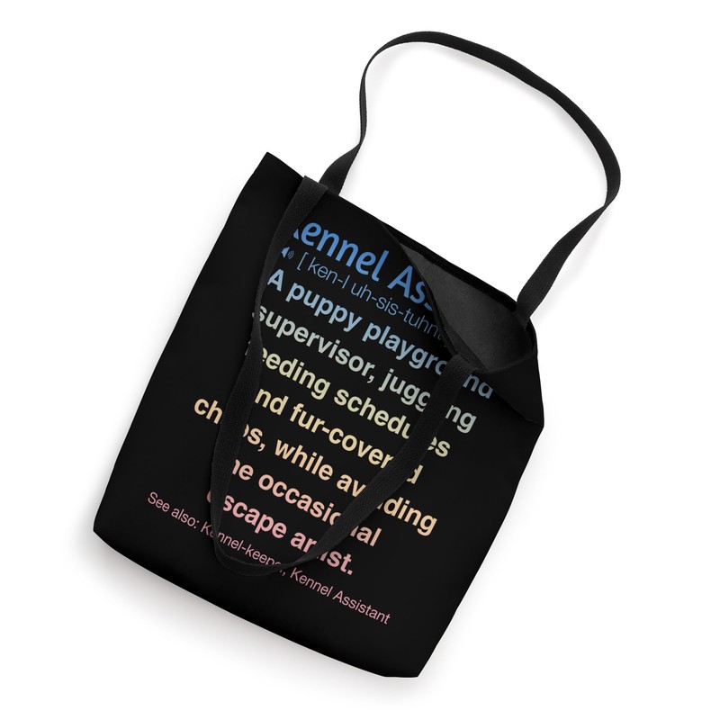 Funny Kennel Assistant Tote Bag