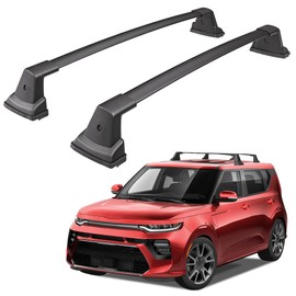 HOPE YOU READY Anti-Theft 220lbs Heavy Duty Roof Rack Cross Bar Compatible with Kia Soul 2020 2021 2022 2023 2024 2025 Roof Rack Cross Bars Aluminum Roof Racks Cross Rail