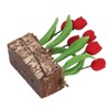 Artificial Tulips Flower Ornament 1:12 Doll House Garden Decor Simulated