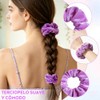 HEYMKGO 32PCS Scrunchies de Terciopelo con Ligas para Cabello para