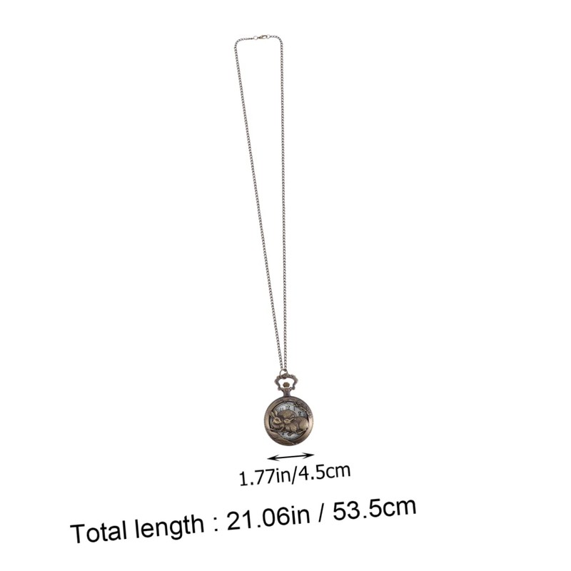 Gatuida Vintage Pocket Watch Mens Creative Pocket Watch Hollow Animal