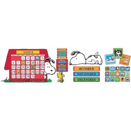 Eureka Peanuts Calendar Bulletin Board Set, 110 Pieces (EU-847152)