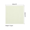 sourcing map 50 Sheet Origami Paper Double Sided Cream White