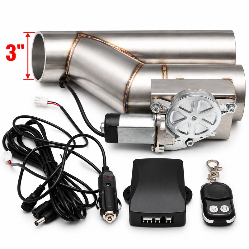 Electric Exhaust Cutout Valve for Custom Exhaust Control – Remote-Operated