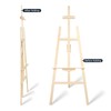 Nian Feng Easel Stand for Painting, Wooden Easel for Painting