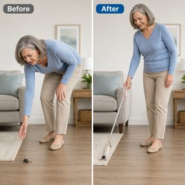 15.8-Inch Reacher Grabber for Home & Outdoor Use – Rotating Claw and Ergonomic Trigger for Easy Pickup