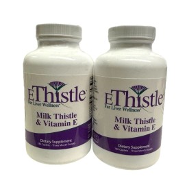 EThistle Liver Wellness Dietary Supplement, Milk Thistle & Vitamin E Liver Health( 2 Pack
