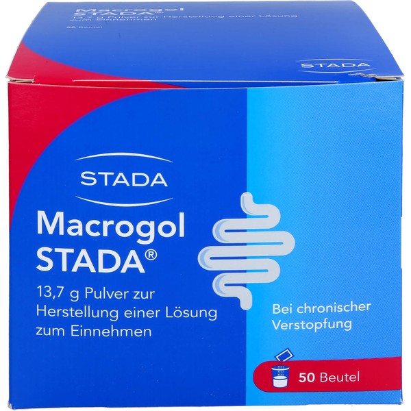 Nicht vorhanden Macrogol STADA 13,7 g Pulver zur Herstellung einer Lösung zum Einnehmen, 50 St PLE