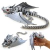 LehuoMaker 3D Printed Dragon with Wings, Fidget Dragon Toys, 3D