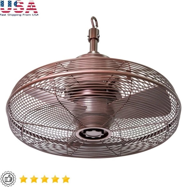 Unbranded 18 Inch Outdoor Gazebo Fan Wall Mount 3 Speeds