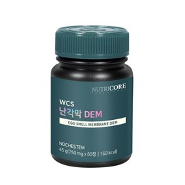 Nutricore WCS Egg Shell Membrane DEM 750mg x 60 tablets (1 box) / 뉴트리코어 WCS 난각막 DEM 750mg x 60정 (1박스)