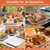 Apprise Deals 10 Large Aluminium Foil Trays Deep (32x26x7 cm)