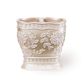Popular Bath Tooth Brush Holder Rose Vine, Beige-Taupe