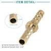 ACROPIX Universal 5mm Gold Tone Brass Barb Hose Fitting Straight