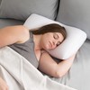 Remedy, White Microbead Pillow For Sleeping and Travel