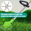 JAMSSOW 2 Pcs Steel Wire Grass Trimmer Head, 6 inchs