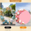 CREATCABIN 7.2 ft Round Wedding Arch Cover Wedding Arch Stand