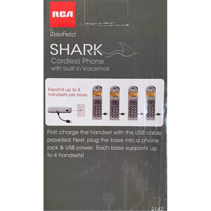 RCA Teléfono RCA 2142 inalámbrico - color gris