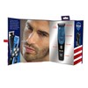 Barbasol Vacuum Beard Trimmer for Men, Self-Vacuuming Hair, Beard, Sideburns