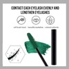 Waterproof green eyelashes - Colorful, Smudge-proof, 4D Silk Fiber Lash,