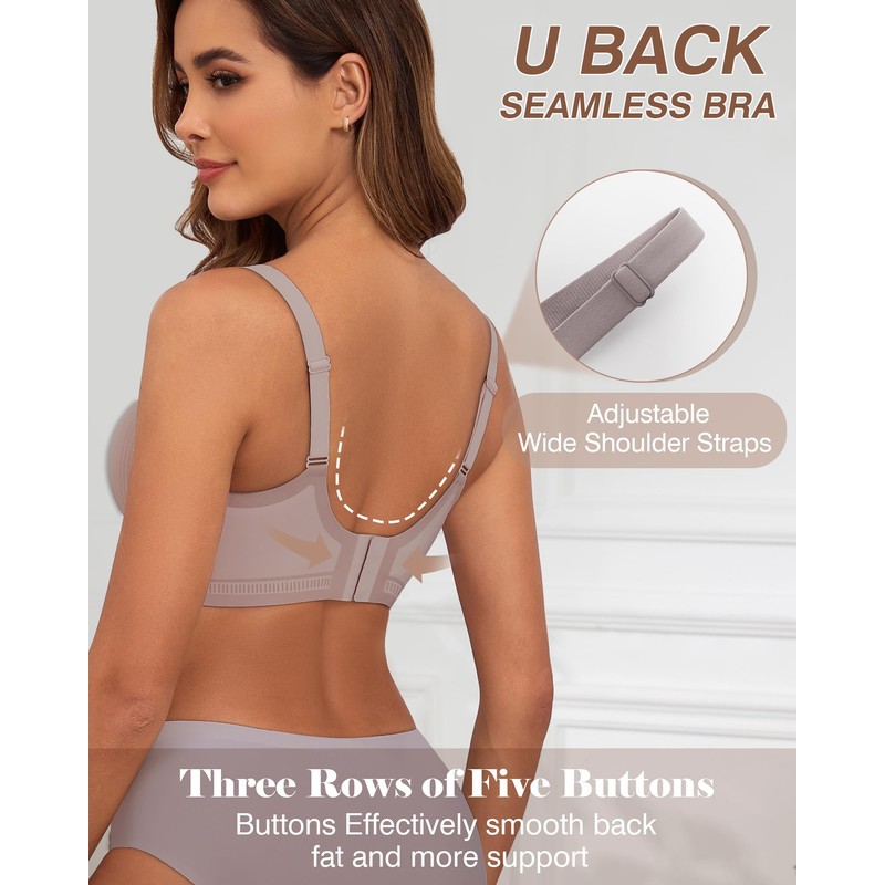 As Fairy Push Up Bras for Women No Underwire Comfortable