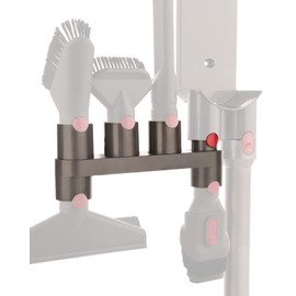 CRAVERLAND Attachments Holder for Dyson Vacuum Cleaner, Compatible with GEN5/G5/V15/V12/V11/V10/V8/V7, Plastic, Wall Mount, 3 x 9 x 3.6 inches