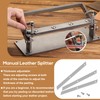 DIUDUS Leather Splitter, Leather Skiver Peeler, Manual Skiving Machine, Peeling