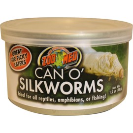 Zoo Med Can O' Silkworms - 1.2 oz