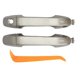 1 Pair Exterior Door Handle Magnetic Gray fits Camry 2012-2017 Front Left Front Right Replaces 6921106090C0, 6925006020C0 Without Push Button Start & Sensor, Without Smart Entry System