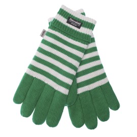 EEM Fan Men's Thinsulate Gloves, 100% Cotton - XL - 10 Green/White