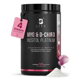 Myo & D-chiro Inositol Platinum Ratio 40:1 492g 120 Porciones. B Life.