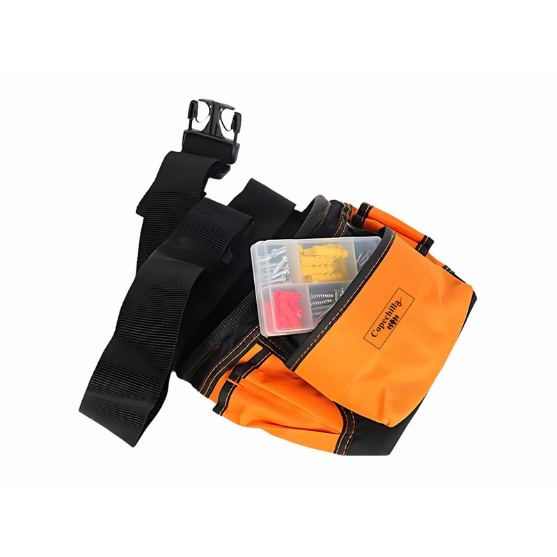 Copechilla Tool Bag with Adjustable Belt Tool Bag Orange with