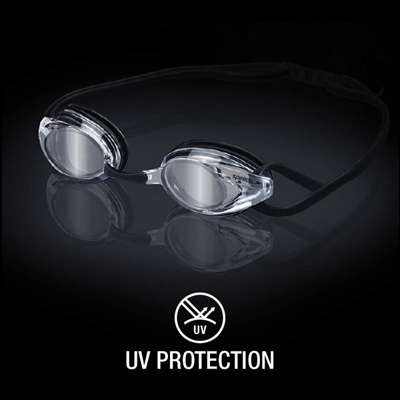 Speedo Jr. Vanquisher 2.0 Optical Goggle, Clear, -5.5