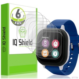 IQShield 6 Pack for Verizon Gizmo Watch 2 Screen Protector, Easy Install Ultra Thin Smudge Resistant Anti-Scratch Anti-Bubble Clear TPU Film