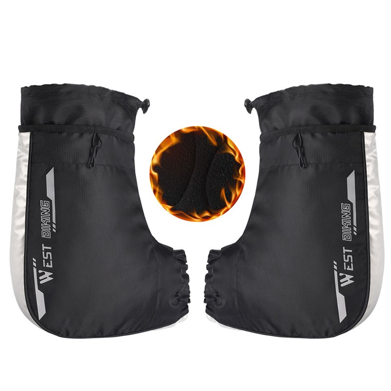 Windproof Thermal Bike Handlebar Mittens Bicycle Electric Bike Warm Handlebar