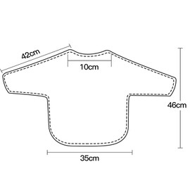 Jmbabe Baby Bibs with long sleeves, Waterproof Toddler Weaning Bibs, painting apron for infants and toddlers 6-36 months