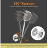 BokWin Stainless Steel Shower Head Holder, 360° Adjustable Handheld Bathroom