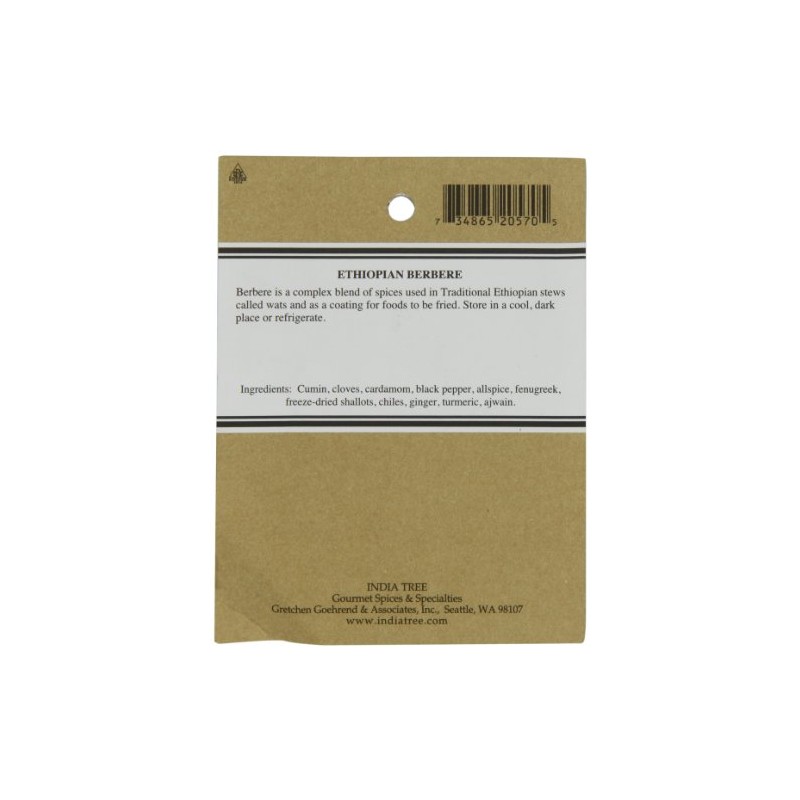 India Tree Ethiopian Berbere, 1 Ounce