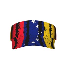 Cute Venezuela Flag Sport Sun Visor Hats Adjustable Ball Caps Empty Top Venezuelan Baseball Sun Cap for Men Women