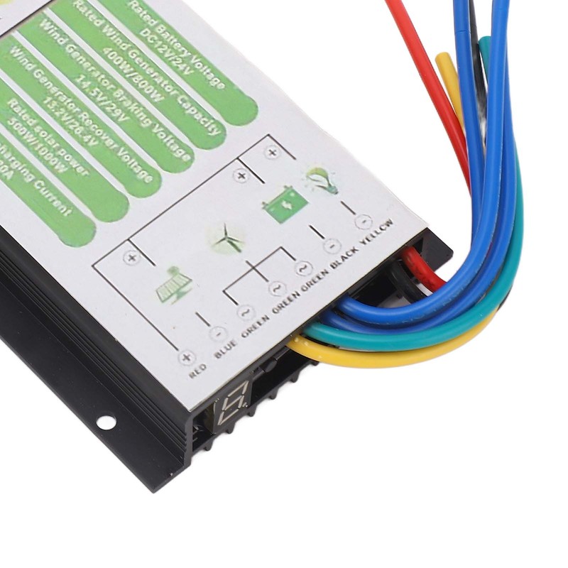 Wind Solar Hybrid Charge Controller 12V 24V Battery Auto PWM