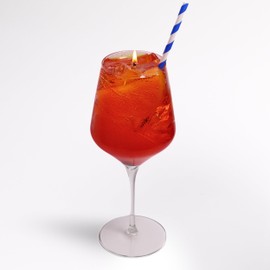 Reimagine Discovery Aperol Spritz Citrus Candle, 140 Hour Long-lasting Burn Handcrafted Decorative Candles for Home Scented, Bar Cart Accessories & Kitchen Decor Orange Candle, Unique Birthday Candles