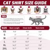 LETSQK Cute Cat T-Shirt, Kitten Clothes, T-Shirts for Sphynx Cats