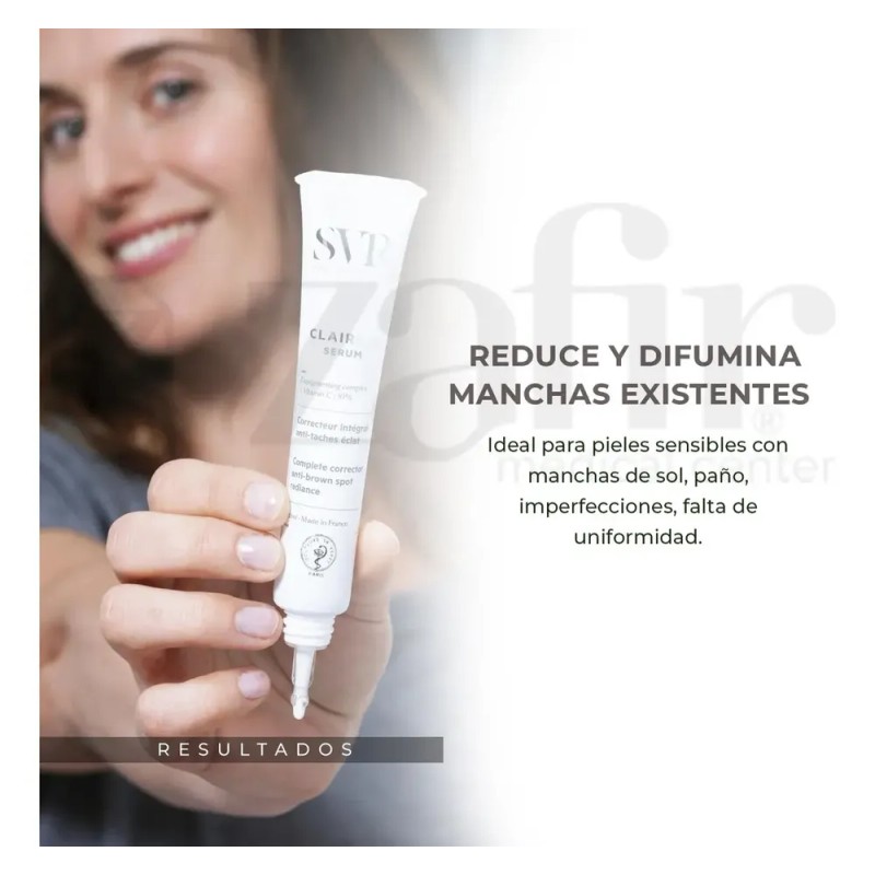 Serum Antimanchas SVR Clairial 30ml Noche Rostro Piel Sensible