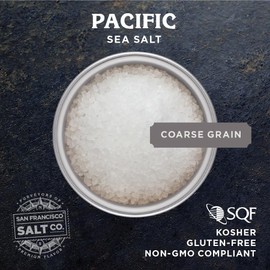 Gourmet Sea Salt - 5 lbs. Bulk Medium Coarse Grain by San Francisco Salt Company