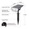 Solar Spot Lights Outdoor, Consciot 16 LEDs IP67 Waterproof Dusk-to-Dawn