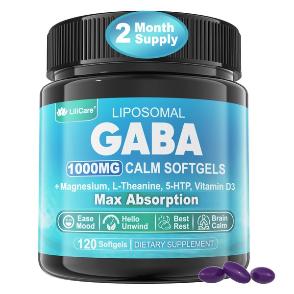 LILICARE LILICARE GABA Supplement - 1000 mg Liposomal Form for