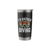 I'd Rather Be Diving - Diver - Divers Mask -