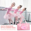 Kioiner Ballet Bag for Girls, Pink Ballet Dance Bag with